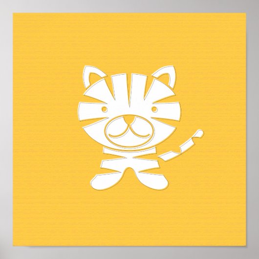 Groot Tiger Art Print (Voorkant)