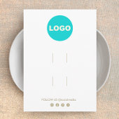 Groot Toevoegen Logo Twee haarclip accessoire Disp Informatiekaartje