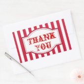 Groot Top Carnaval Circus Party Dank u Stickers (Envelop)