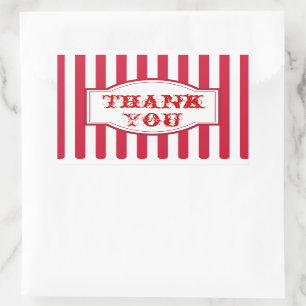 Groot Top Carnaval Circus Party Dank u Stickers