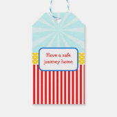 Groot Top Circus Carnaval Gift Label Cadeaulabel (Achterkant)