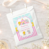 Groot Top Circus Carnaval in Roze Bedankzakje (Geknipt)