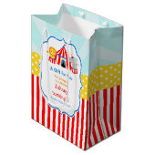 Groot Top Circus Carnaval Verjaardagsfeest Dank u Medium Cadeauzakje (Voorkant Gekanteld)