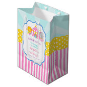 Groot Top Circus Carnaval Verjaardagsfeest Dank u Medium Cadeauzakje (Voorkant Gekanteld)