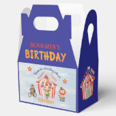 Groot Top Circus Carnaval Vijfde Verjaardag Bedankdoosjes (Geopend)