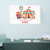 Groot Top Circus Gelukkige Verjaardag Spandoek (Beurs)