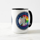 Groot uit om Mok van LGBT-contact te beschermen (Voorkant rechts)