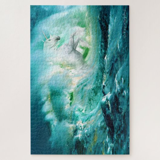 Groot - Unicorn van de Zee 2 Legpuzzel (Verticaal)