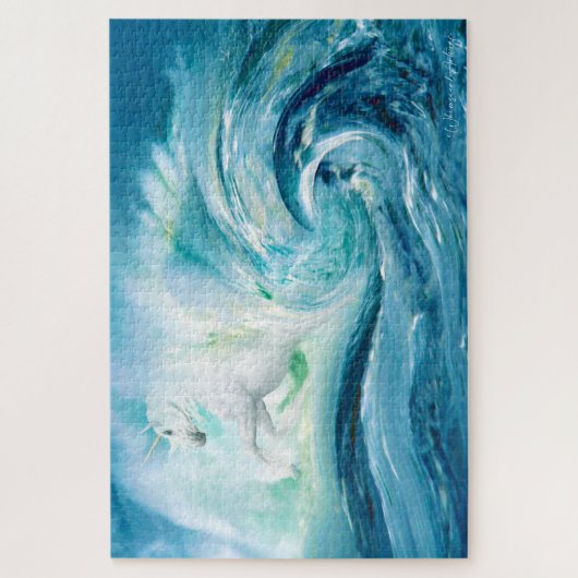 Groot - Unicorn van het Zee Jigzaag Puzzle Legpuzzel (Verticaal)