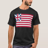 Groot-Unievlag — vakliterkleuren T-shirt (Voorkant)