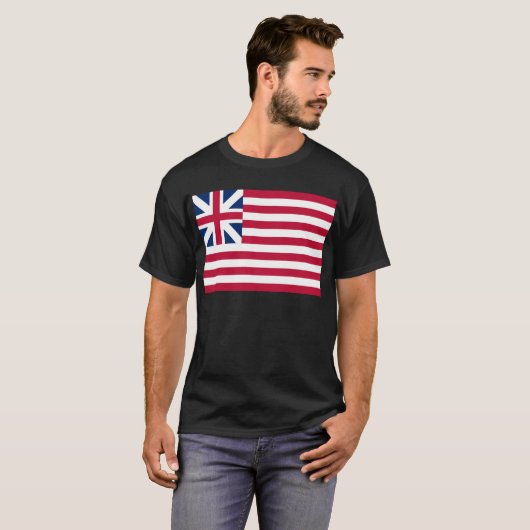 Groot-Unievlag — vakliterkleuren T-shirt (Voorkant volledig)