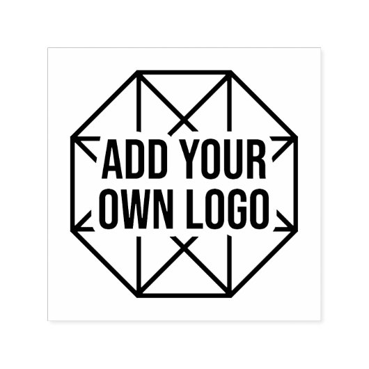 Groot Upload uw eigen zakelijke Logo Zelfinktende Stempel (Design)