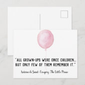 Groot Ups Quote Briefkaart (Voorkant / Achterkant)