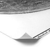 Groot vaderland dat een godin afschildert poster (Hoek)