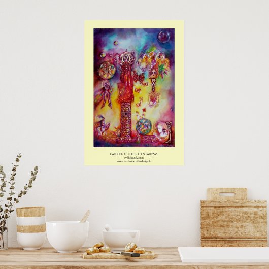 GROOT VAN DE VERLIEST SCHADUWEN, VEILIGHEID EN BUT POSTER (Keuken)