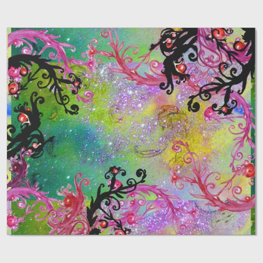 GROOT VAN DE VERLORENDE SCHADOWS, MAGISCHE BERRIA CADEAUPAPIER (Vlak)