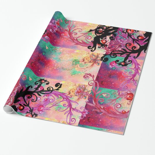 GROOT VAN DE VERLORENDE SCHADOWS, MAGISCHE BERRIA  CADEAUPAPIER (Uitgerold)