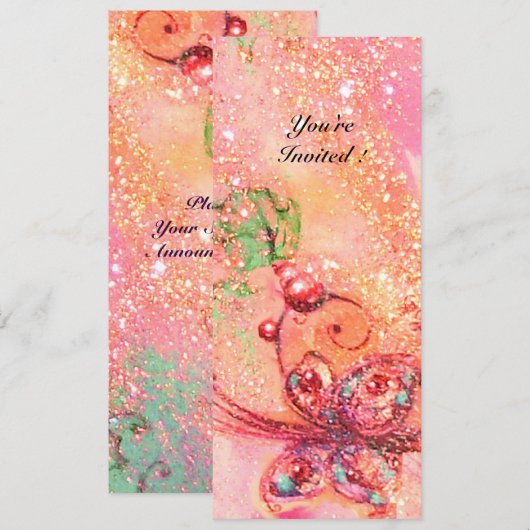 GROOT VAN HET VERLIEST SCHADOWS, MAGISCHE BUTTERFL KAART (Voorkant / Achterkant)