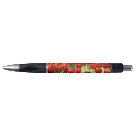 Groot veld rode tulpen pen (Voorkant)