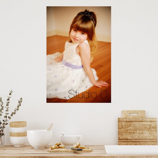 Groot venster 2 poster (Keuken)