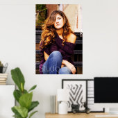 Groot venster 3 poster (Thuiskantoor)