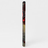 Groot verband tussen vreemd fractal over verouderd iPhone hoesje (Rechterkant)