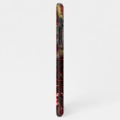 Groot verband tussen vreemd fractal over verouderd iPhone hoesje (Linkerkant)