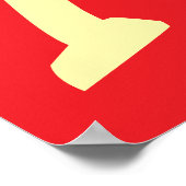 Groot Verkoopteken, 15% Off Sale Poster (Hoek)