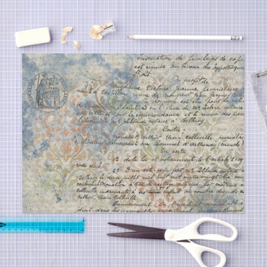 Groot vervormd script tissuepapier (Craft)