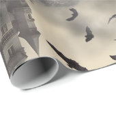 Groot Victoriaans Gotisch  Dracula's Castle Cadeaupapier (Rol Hoek)