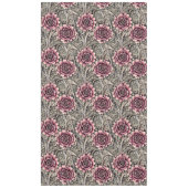 Groot vintage gotisch roze bloempatroon tafelkleed (Voorkant)