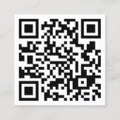 Groot Visitekaartje QR-code Square (Voorkant)