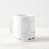 GROOT VOET-Mok Koffiemok (Voorkant links)