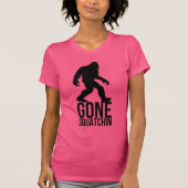 Groot voetje in een kraakbeen t-shirt (Voorkant)