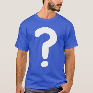 Groot vraagteken raad wie Shirt speelkamerkostuum 