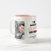 Groot Vriendin 2 Photo Two-Tone Coffee Mok (Voorkant links)