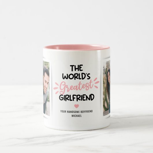 Groot Vriendin 2 Photo Two-Tone Coffee Mok (Center)