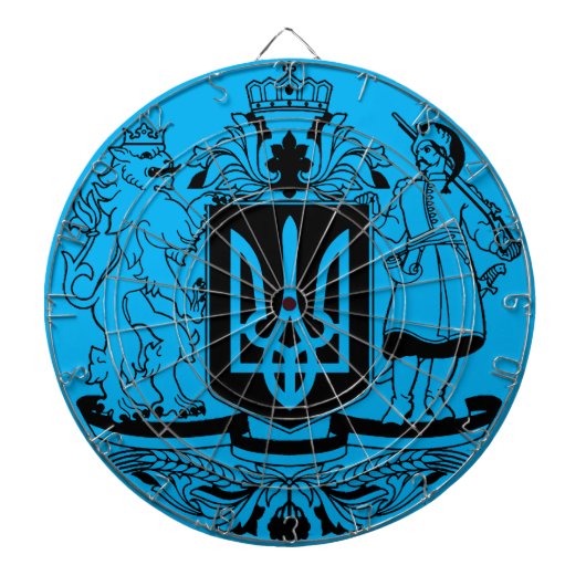 Groot wapen van Oekraïne Dartbord (Voorkant)