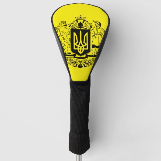 Groot wapen van Oekraïne Golfheadcover (Voorkant)