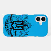 Groot wapen van Oekraïne iPhone 16 Hoesje (Achterkant horizontaal)