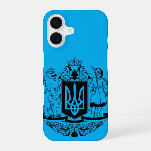 Groot wapen van Oekraïne iPhone 16 Hoesje (Achterkant)