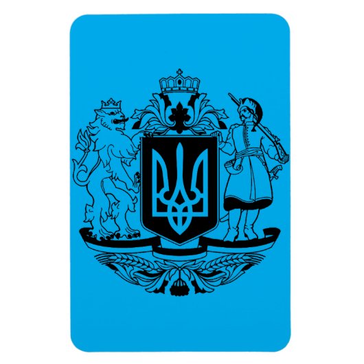 Groot wapen van Oekraïne Magneet (Verticaal)