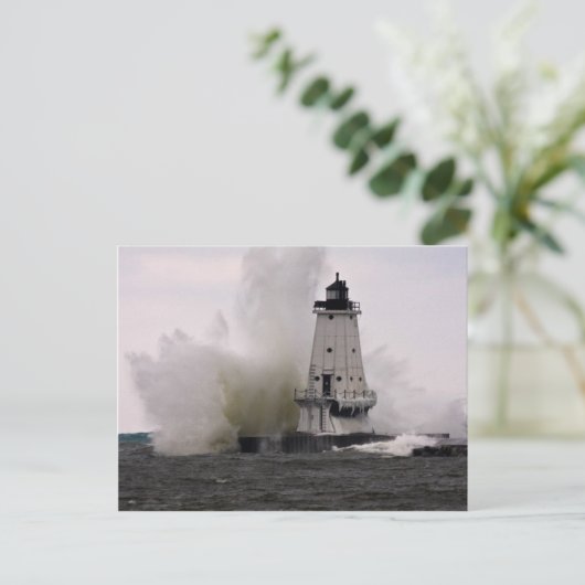 Groot water briefkaart (Staand voorkant)