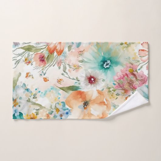 Groot Waterverf zomerventilator Bad Handdoek (Handdoek)