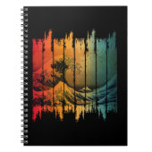 GROOT WAVE  SUNSET KANAGAWA NOTITIEBOEK (Voorkant)