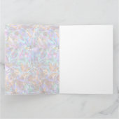 Groot Wenskaart Abstracte Glas in lood Kaart (Binnen)