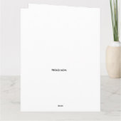 Groot Wenskaart/Afstuderen Kaart (Achterkant)