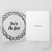 Groot wenskaart voor het mooiste buurland ter were kaart (Binnen)