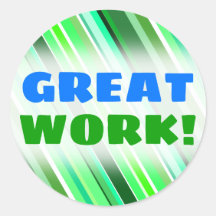 "GROOT WERK!" + Diverse schaduwen van Groene Strip