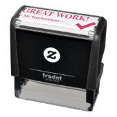 "GROOT WERK!" Instructeur Rubber Stamp Zelfinktende Stempel (Product)